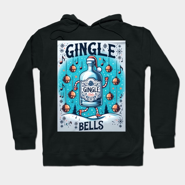 Gingle Bells Hoodie by TooplesArt